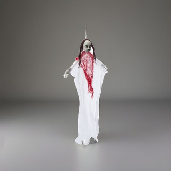 🔥Ghost Hanging Halloween Decor 2ft White BNWT🔥 - Picture 1 of 3